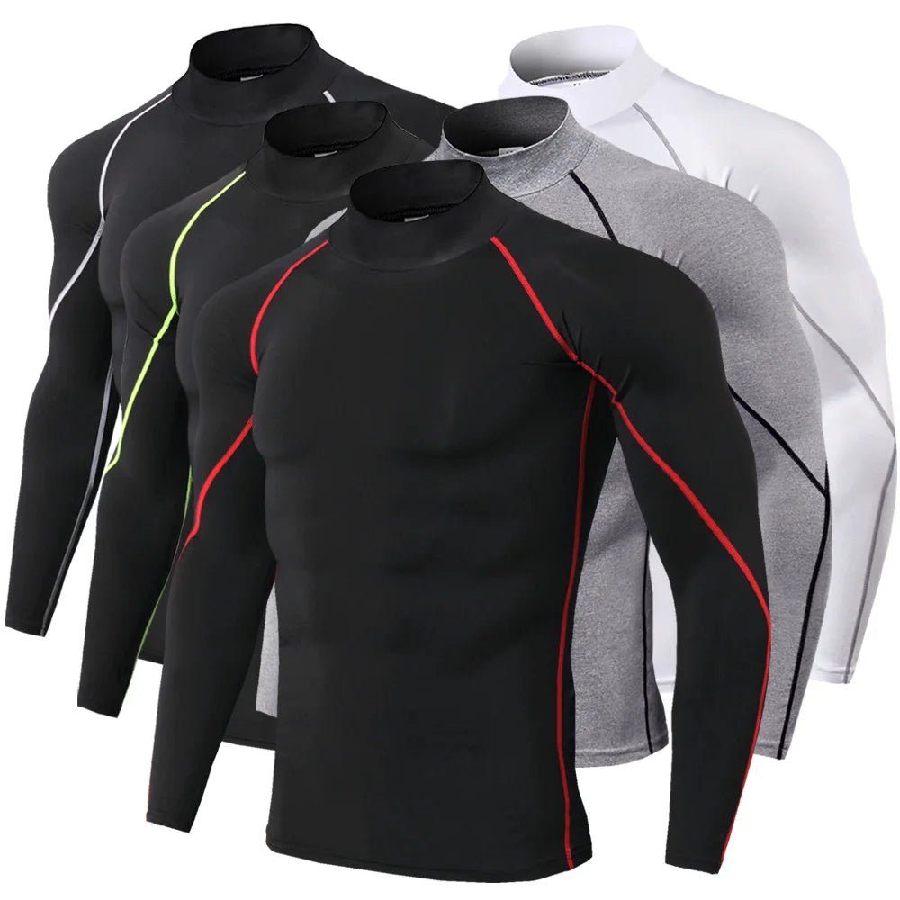 Camiseta Compressiva Masculina Manga Longa – Academia, Corrida e Fitness - MJ Comercial