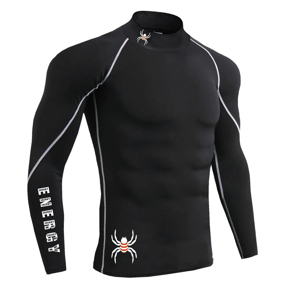 Camiseta Compressiva Masculina Manga Longa – Academia, Corrida e Fitness - MJ Comercial