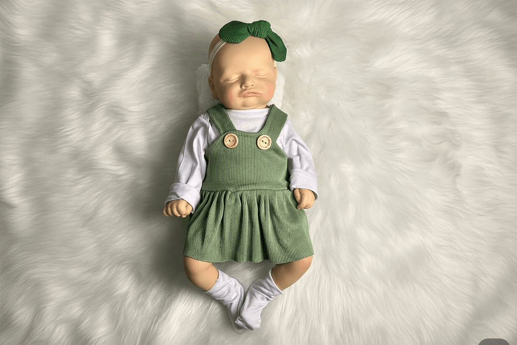 Boneca Bebê Reborn Realista Silicone Rosalie Baby — Kit Luxo Enxoval Completo - MJ Comercial